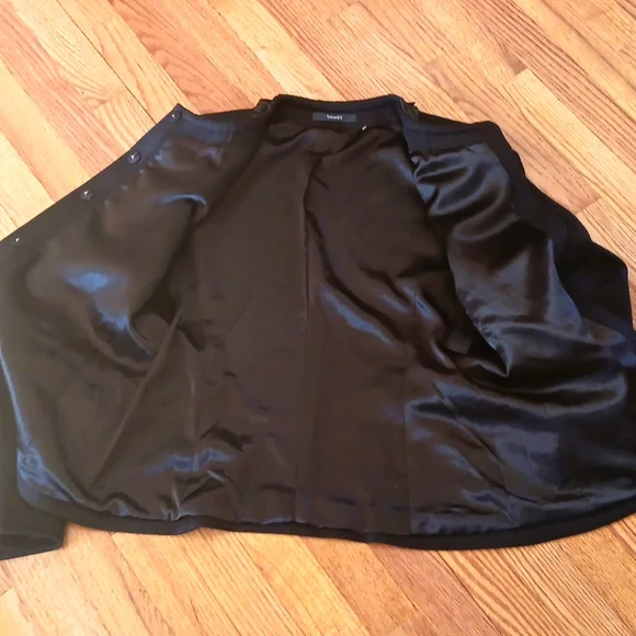 Tahari Snap-Front Ribbon-Trim Blazer ■ Size 10 - Picture 8 of 15